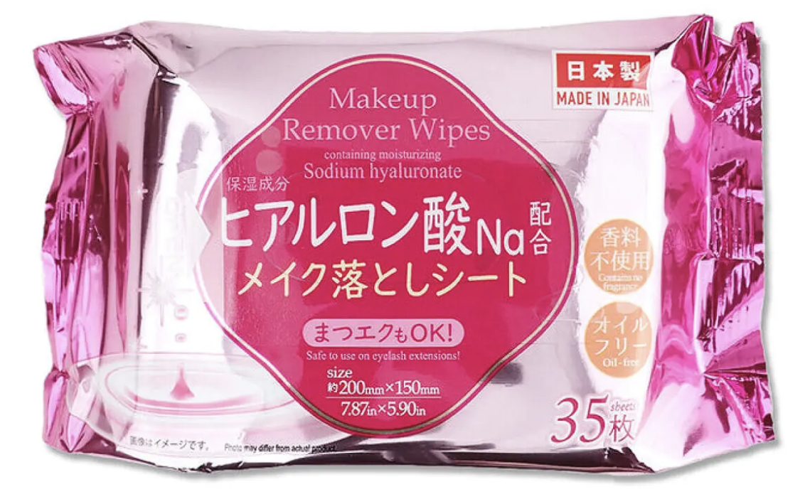 Hyaluronic acid sodium makeup remover sheet