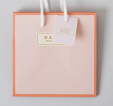 Happy Birthday Gift Bag Pink