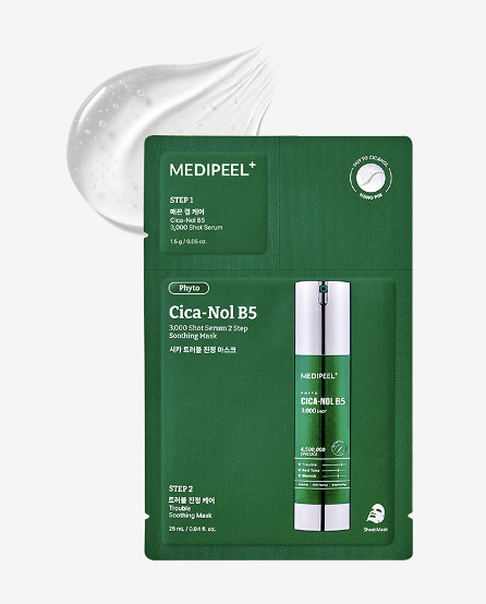 MEDIPEEL PHYTO CICA-NOL B5 3000 SHOT SERUM 2 STEP MASK