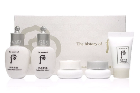 Radiant white 5pcs Special gift kit