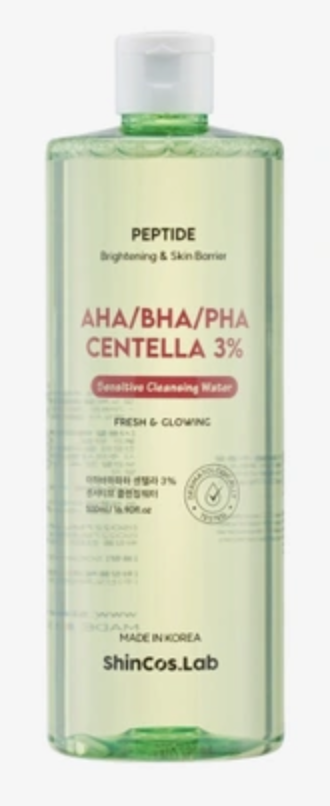 AHA BHA PHA Centella Sensitive Cleansing Water 500ml