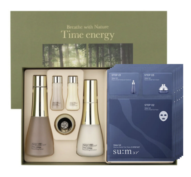 Time Energy 2pcs special set with water-full mask 3step kit (51905493)