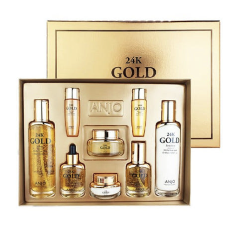 Anjo Proffesional 24K Gold Skincare 8Pcs Set